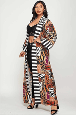 Load image into Gallery viewer, Animal Print Kimono/ Duster Dazzled By B
