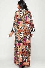 Load image into Gallery viewer, Animal Print Kimono/ Duster Dazzled By B
