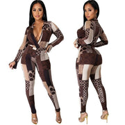 Bodysuit 2 Piece Printed Set - Multiple Colors Dazzled By B