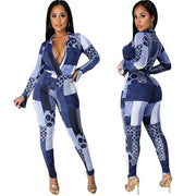 Bodysuit 2 Piece Printed Set - Multiple Colors Dazzled By B