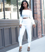 Off Shoulder Sexy Set - Multiple Colors Available Dazzled By B