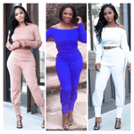 Load image into Gallery viewer, Off Shoulder Sexy Set - Multiple Colors Available Dazzled By B
