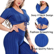 TikTok Long Legging & Crop Top Set Dazzled By B