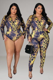 Wild About Me Bodysuit Pant Set Dazzled By B