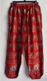 Elephant Print Wrinkle Harem Pants - Multiple Colors Available Dazzled By B
