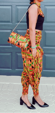 Harem Kente Design Pants Dazzled By B
