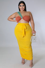 Stick to My Curves Skirt Set Dazzled By B